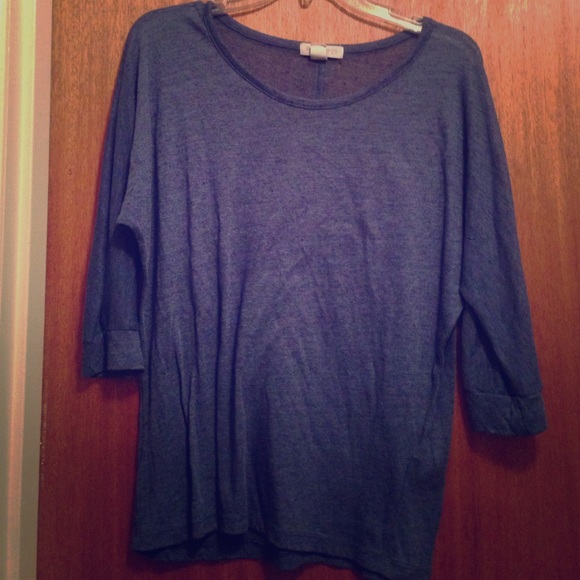 Blue 3/4 Length T-Shirt