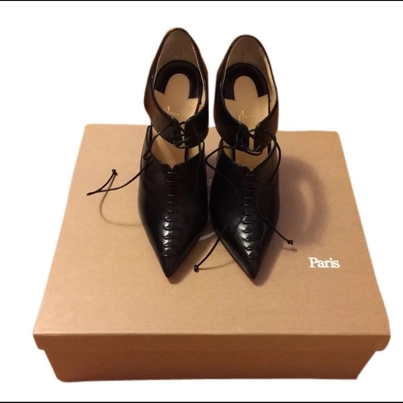 Authentic Christian Louboutin Corsita Black Boots