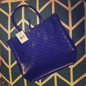 Kate Spade Royal Blue Jeralyn Patent Tote