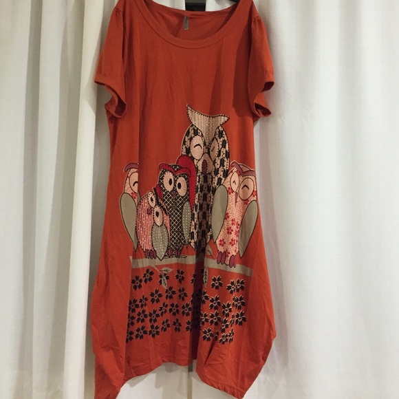 Sparky owl tunic