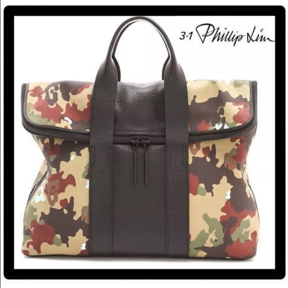 Authentic Phillip Lim 31 Hour camo-print handbag