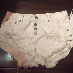 One Teaspoon "Bandits" in the color White