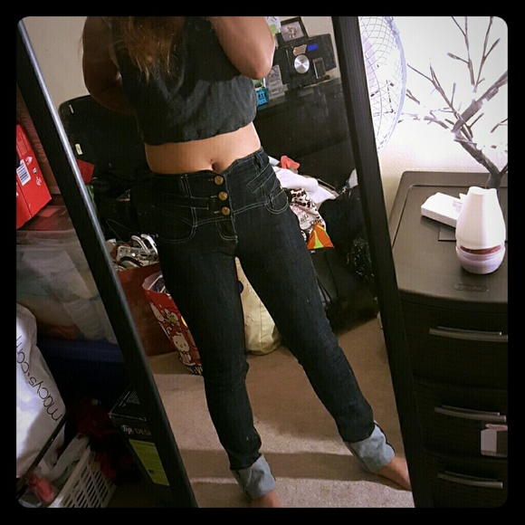 High Waisted Jean Pants