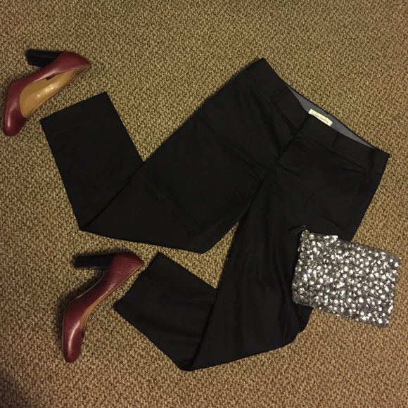 Banana Republic Black Stretch Trouser Pant