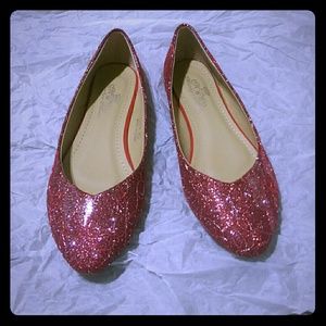 Sparkling Red flats