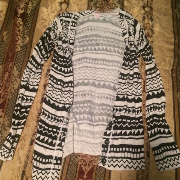 Tribal print cardigan