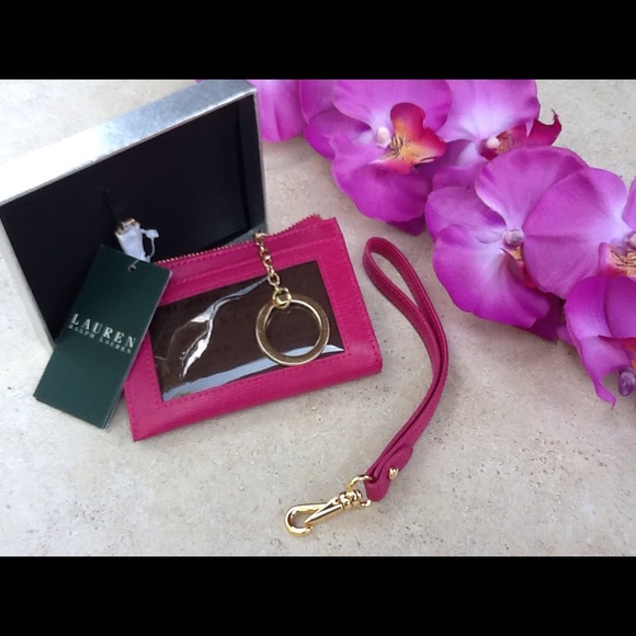 ❌❌SOLD❌❌RALPH LAUREN Leather Key/Coin Case NWT - Picture 2 of 4