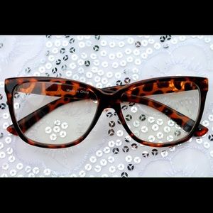 Tortoise Shell Clear Lens Glasses