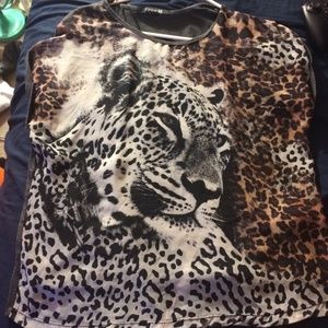 Forever 21 cheetah shirt