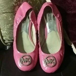 Michael Kors quilted Fulton flat