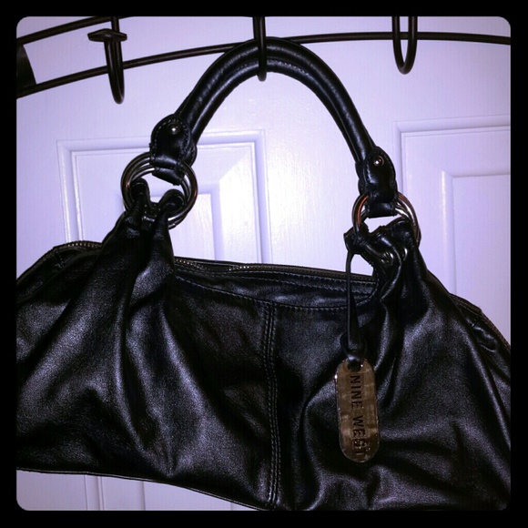 Dark Gunmetal Grey Nine West Purse