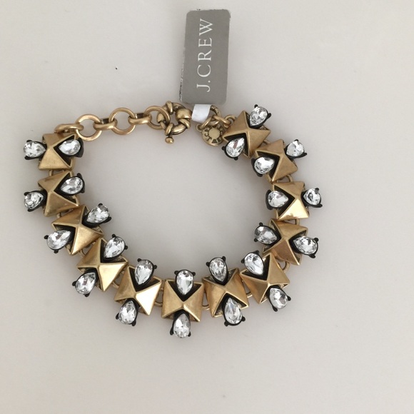 J crew bracelet & hoop bundle