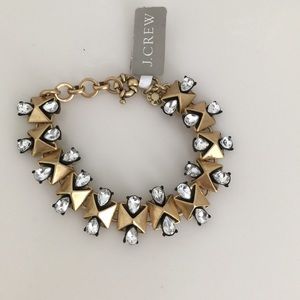 J crew bracelet & hoop bundle