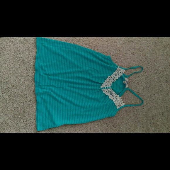 Turquoise tank