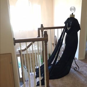 Valentino Roma Black Evening Dress size 44/8