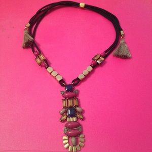 Large statement rope necklace