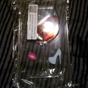 Iphone 6 clear wine case nwt 6plus
