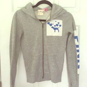 Grey VS PINK sweatshirt size XS/SMALL
