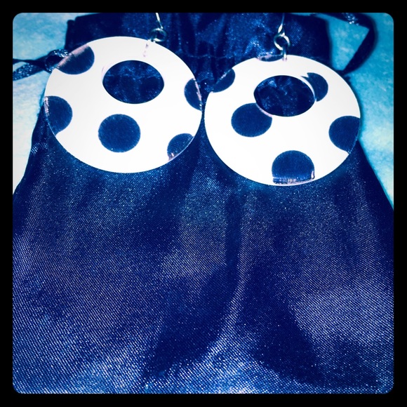 Polka Dot Retro Earring Set