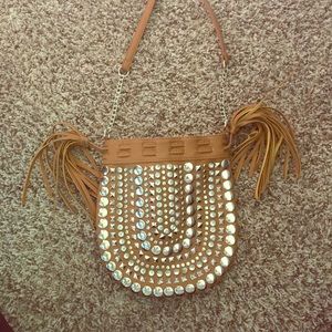 Studded cross body satchel Studded cross body satchel