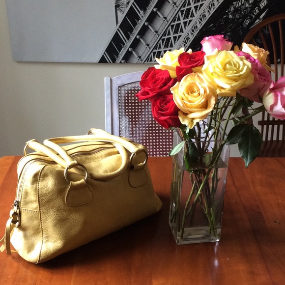 Boden Handbags - SOLD Lovely yellow leather handbag from Boden