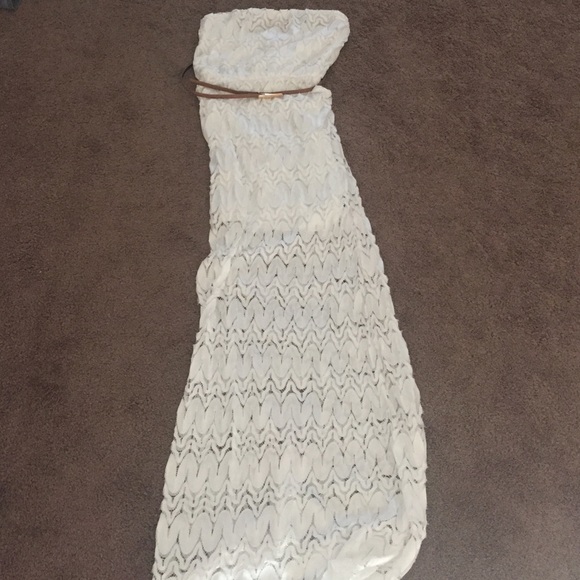 White long dress