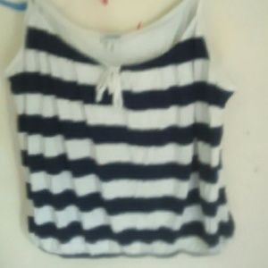 Blue stripe tank