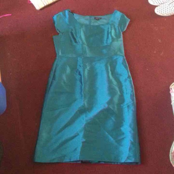 Peacock Colored Dress 14