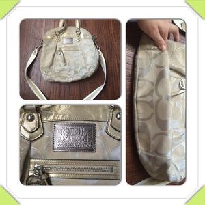 Tan Coach Poppy Purse