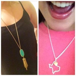 BUNDLE faux teal Kendra Scott Rayne and Texas