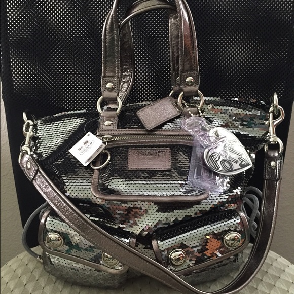 ON HOLD! Coach (limited edition) Poppy sequin bag
