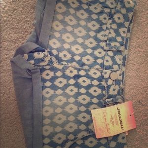 Denim shorts