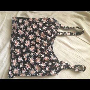 Floral crop top