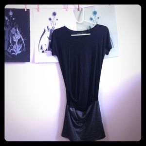 All Saints Black & Silver Dress Size 4