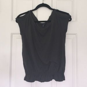 Dark grey blouse from AEO