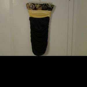 Halter cocktail juniors dress