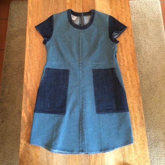 Anthropologie Dresses & Skirts - Anthropologie denim dress with pockets