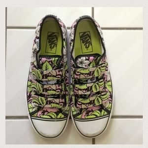 Vans size 7.5 paradise print