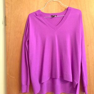 J Crew purple boyfriend sweater