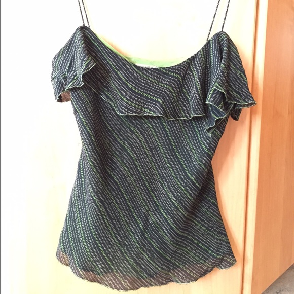 Blouse by max studio- silk- size S