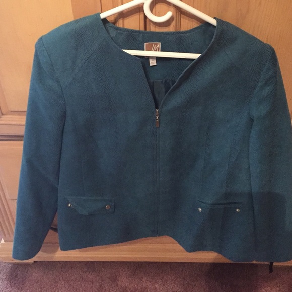 Turquoise blazer - Picture 2 of 2
