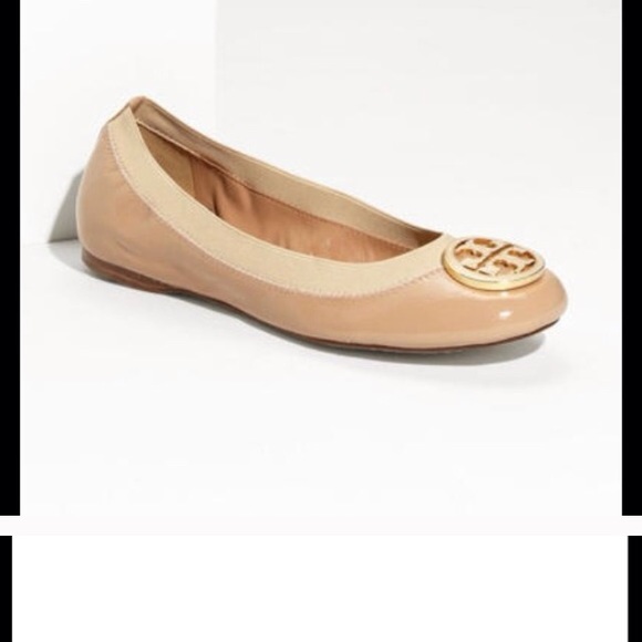 Tory burch nude flats