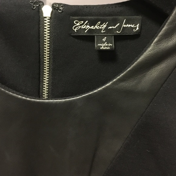 Elizabeth and James leather/zip top size 4 - Picture 2 of 4