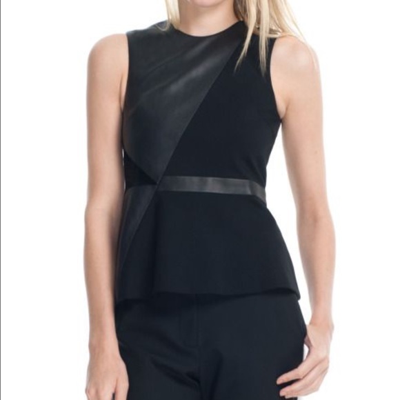 Elizabeth and James leather/zip top size 4 - Picture 4 of 4