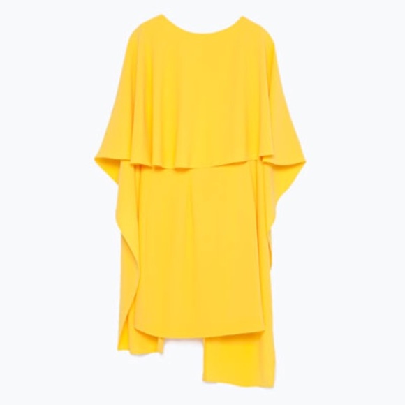 ZARA Layered Open Back Dress - Picture 4 of 4