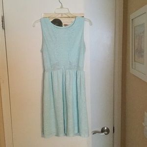 Beautiful light blue lace dress