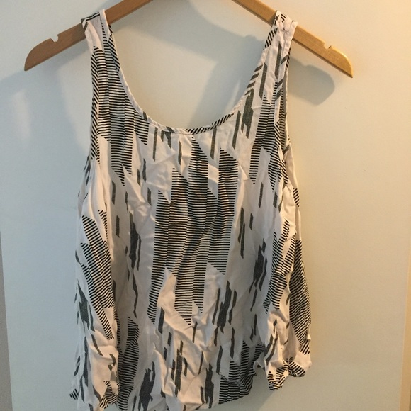 Black and White Tank