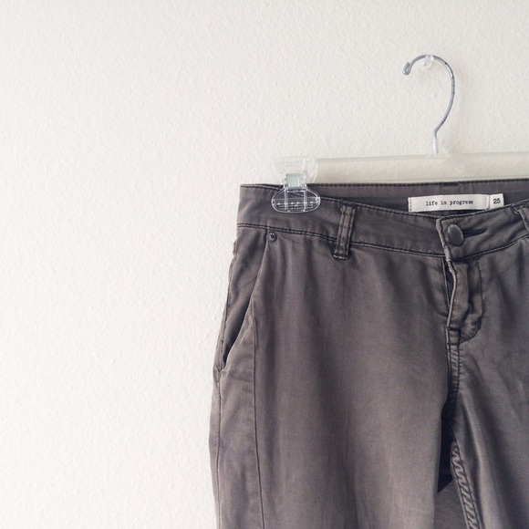 Skinny Ankle-Zip Pants - Picture 2 of 4