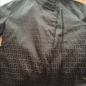 Authentic Fendi racer jacket