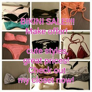 Bikini sale! Check out my closet!